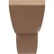 Ekena Millwork 4"W x 24"D x 8"H Thin Crestline Rough Cedar Woodgrain TimberThane Corbel, Primed Tan CORUR04X24X08CRERCPR - alternate 6